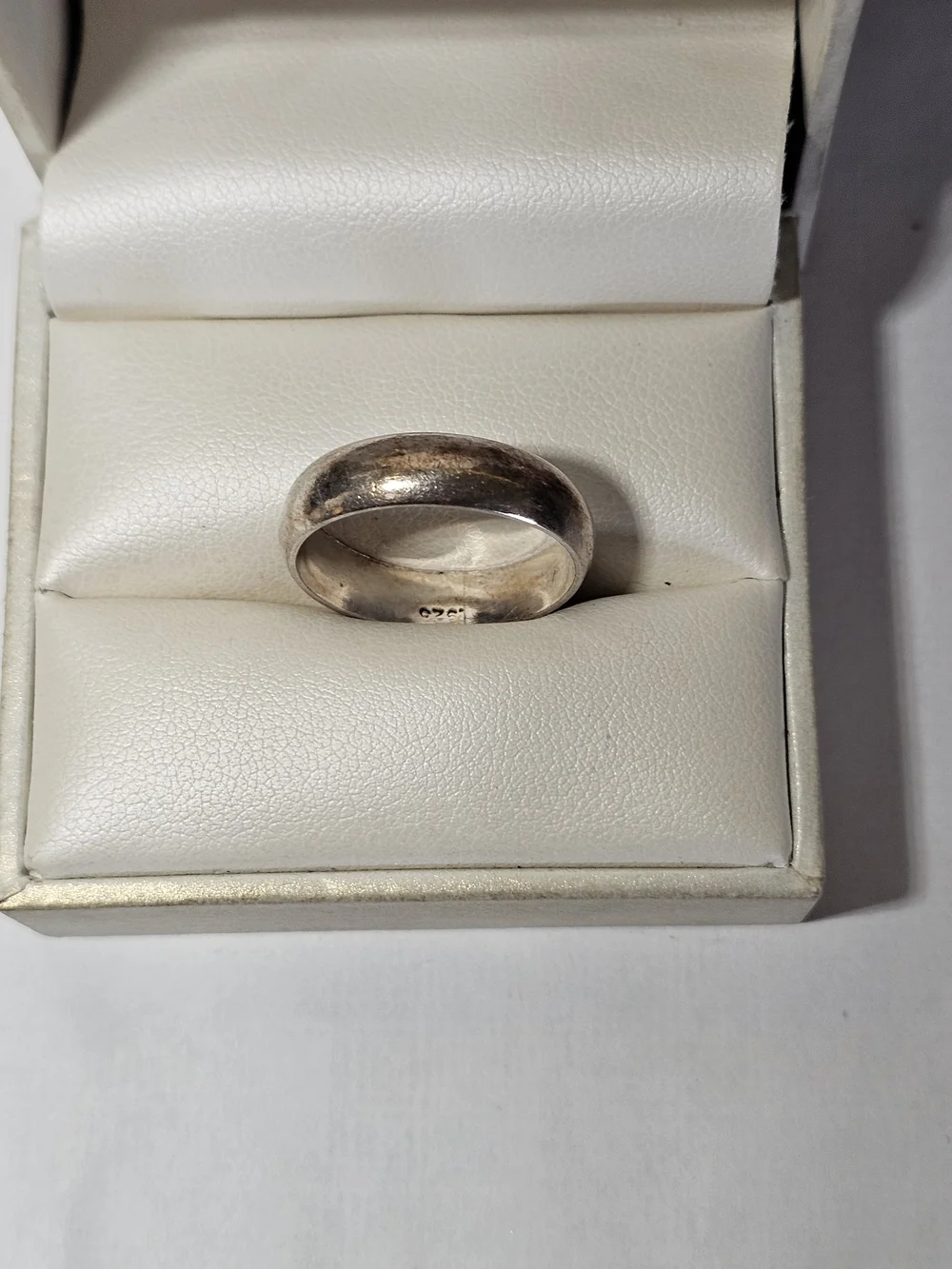 Classic Sterling Silver 925 Men's Band Ring - Size 9¼